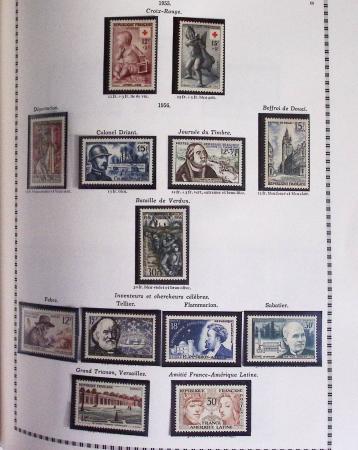 1940-1975, Lot de France avec plusieurs collections