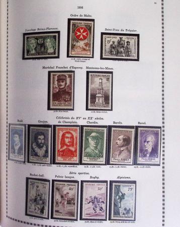1940-1975, Lot de France avec plusieurs collections