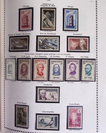 1940-1975, Lot de France avec plusieurs collections