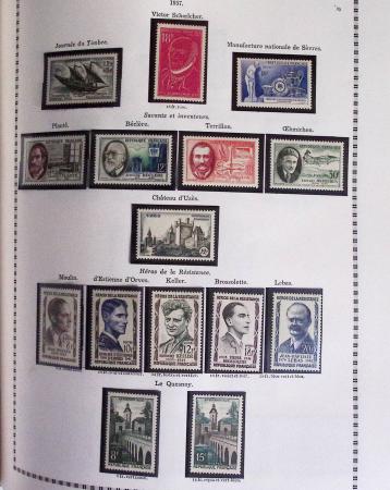 1940-1975, Lot de France avec plusieurs collections