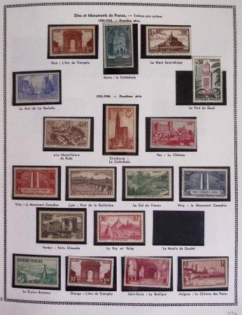 1940-1975, Lot de France avec plusieurs collections
