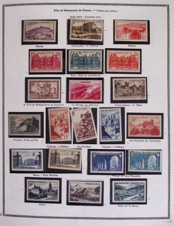 1940-1975, Lot de France avec plusieurs collections