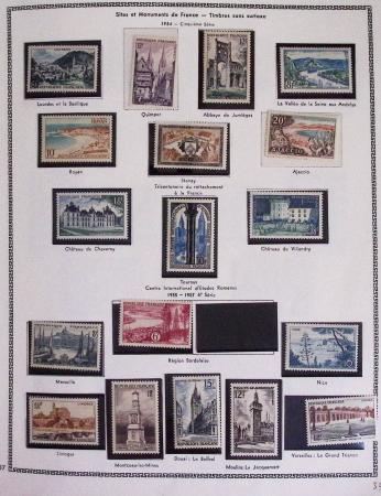 1940-1975, Lot de France avec plusieurs collections