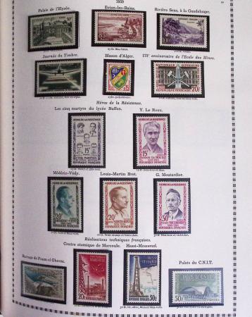1940-1975, Lot de France avec plusieurs collections