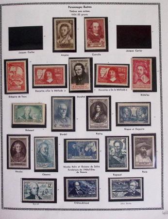 1940-1975, Lot de France avec plusieurs collections