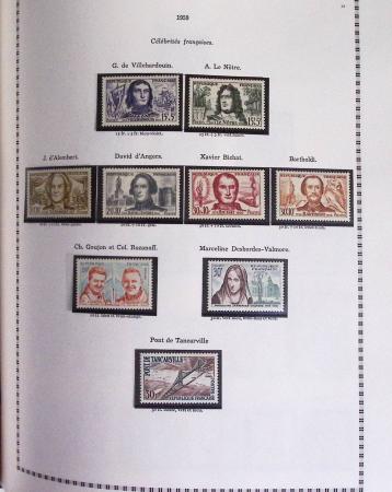 1940-1975, Lot de France avec plusieurs collections