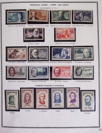 1940-1975, Lot de France avec plusieurs collections