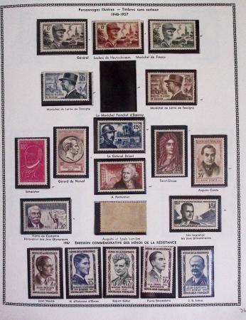 1940-1975, Lot de France avec plusieurs collections