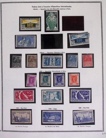 1940-1975, Lot de France avec plusieurs collections