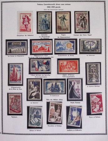 1940-1975, Lot de France avec plusieurs collections