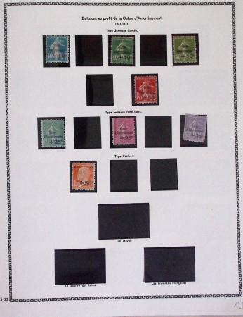1940-1975, Lot de France avec plusieurs collections