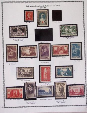 1940-1975, Lot de France avec plusieurs collections