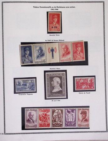 1940-1975, Lot de France avec plusieurs collections