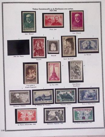 1940-1975, Lot de France avec plusieurs collections