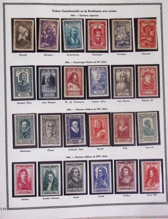 1940-1975, Lot de France avec plusieurs collections