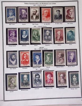 1940-1975, Lot de France avec plusieurs collections