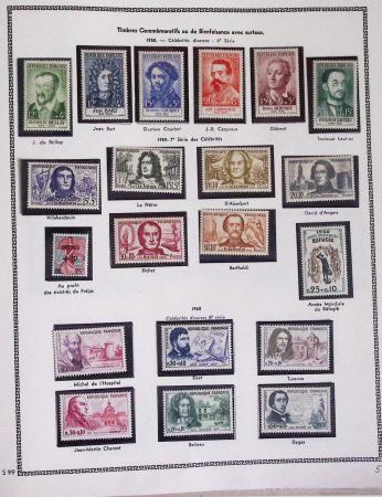 1940-1975, Lot de France avec plusieurs collections