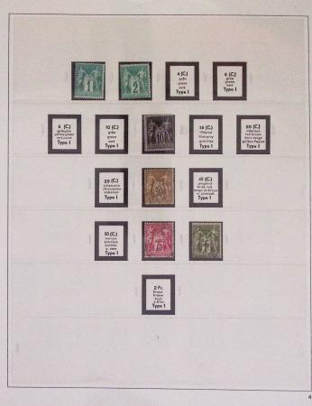 1940-1975, Lot de France avec plusieurs collections