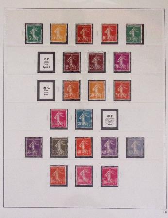 1940-1975, Lot de France avec plusieurs collections