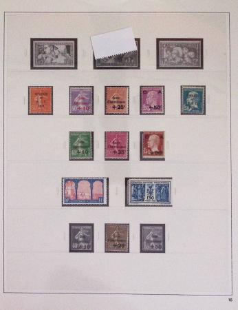 1940-1975, Lot de France avec plusieurs collections