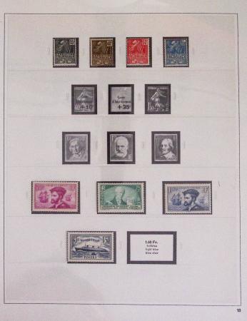 1940-1975, Lot de France avec plusieurs collections