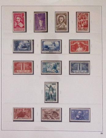 1940-1975, Lot de France avec plusieurs collections
