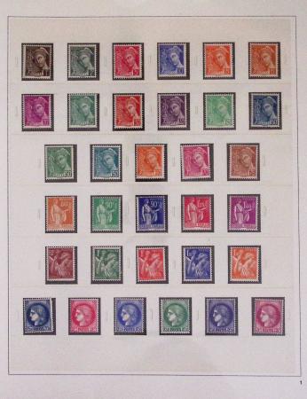 1940-1975, Lot de France avec plusieurs collections