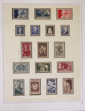 1940-1975, Lot de France avec plusieurs collections