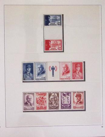 1940-1975, Lot de France avec plusieurs collections