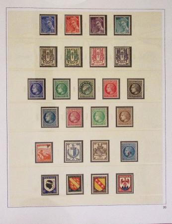 1940-1975, Lot de France avec plusieurs collections