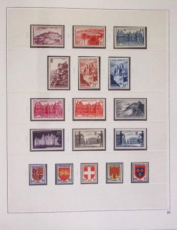 1940-1975, Lot de France avec plusieurs collections