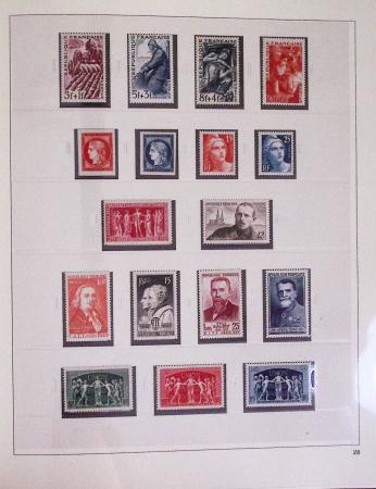 1940-1975, Lot de France avec plusieurs collections