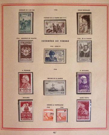 1940-1975, Lot de France avec plusieurs collections