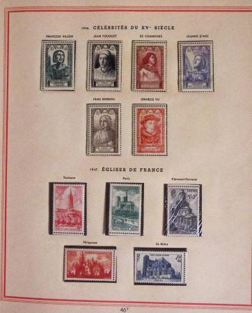 1940-1975, Lot de France avec plusieurs collections