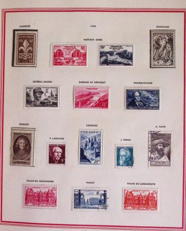 1940-1975, Lot de France avec plusieurs collections