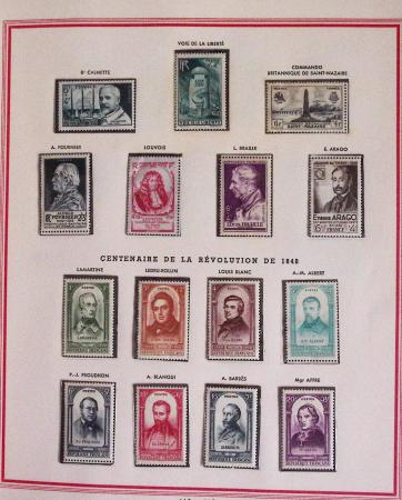 1940-1975, Lot de France avec plusieurs collections