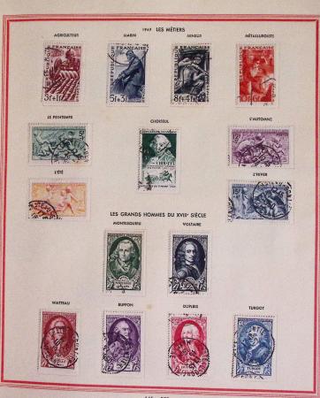 1940-1975, Lot de France avec plusieurs collections