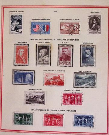 1940-1975, Lot de France avec plusieurs collections