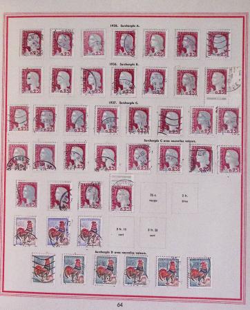 1940-1975, Lot de France avec plusieurs collections