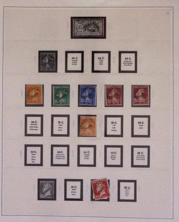 1940-1975, Lot de France avec plusieurs collections