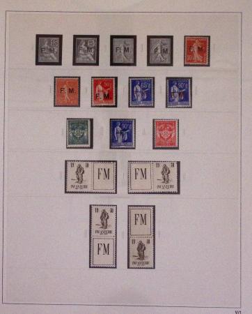 1940-1975, Lot de France avec plusieurs collections