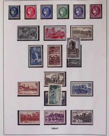 1940-1975, Lot de France avec plusieurs collections