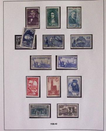 1940-1975, Lot de France avec plusieurs collections