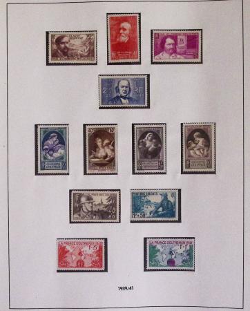 1940-1975, Lot de France avec plusieurs collections