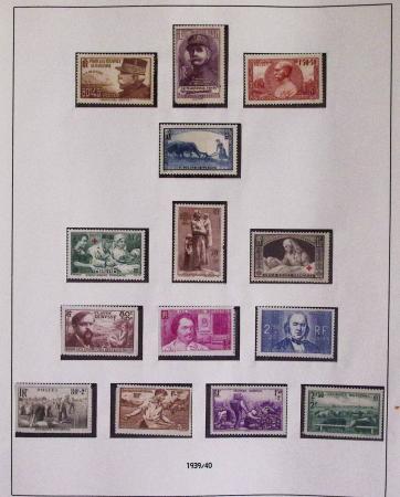1940-1975, Lot de France avec plusieurs collections