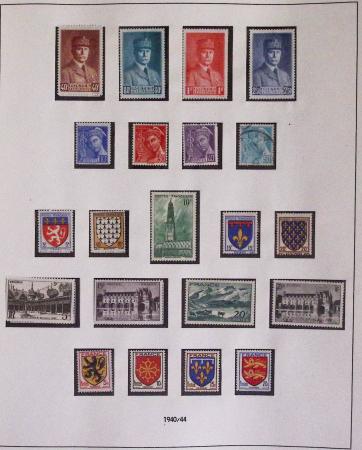 1940-1975, Lot de France avec plusieurs collections