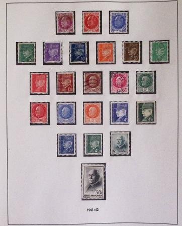 1940-1975, Lot de France avec plusieurs collections