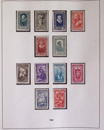 1940-1975, Lot de France avec plusieurs collections