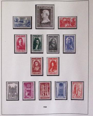 1940-1975, Lot de France avec plusieurs collections