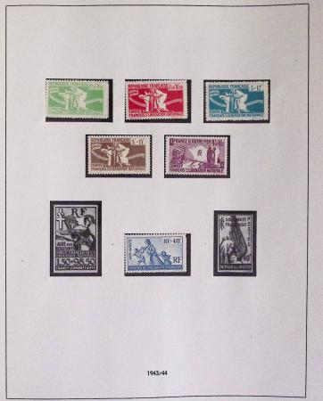 1940-1975, Lot de France avec plusieurs collections
